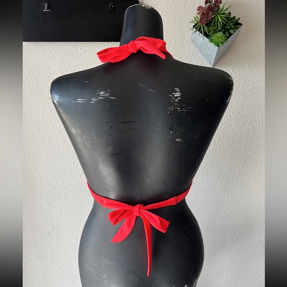 Prana Size Medium Orange Swim Top Carmine Pink Desert Geo Lahari Bikini Top - Picture 3 of 7